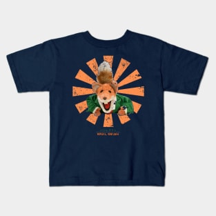Basil Brush Retro Japanese Kids T-Shirt